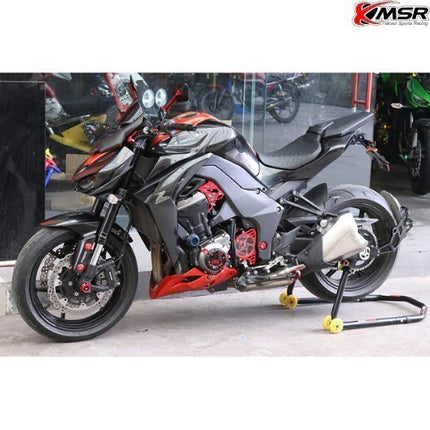 🚚พร้อมส่ง🚚สแตนตั้งรถ สแตนเซอร์วิส สแตนยกรถมอเตอร์ไซค์ขนาด150-1000Cc มีสปริงปรับระดับได้ (รุ่นมีล้อ)