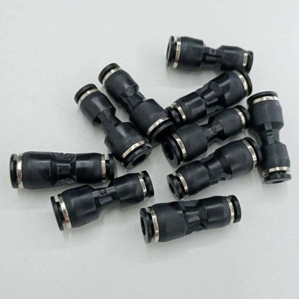 ข้อต่อลม 2 ทาง ลดขนาด ข้อต่อตรง เสียบสายลม AirHose Fitting PG6-4 ฟิตติ้งท่ออากาศ สินค้าในไทย