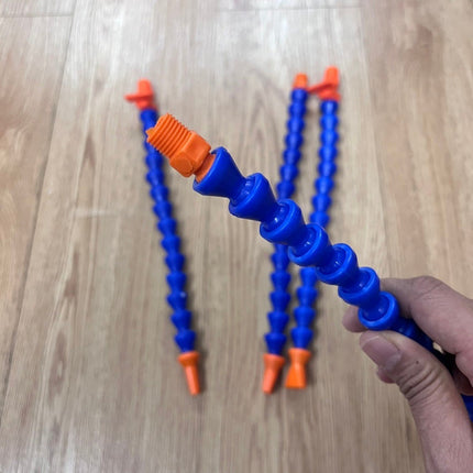 ท่อน้ำหล่อเย็น พลาสติกอย่างดี มีวาร์วเปิดปิด สำหรับเครื่อง CNC เคลื่อยกลึง เครื่องมิลลิ่ง