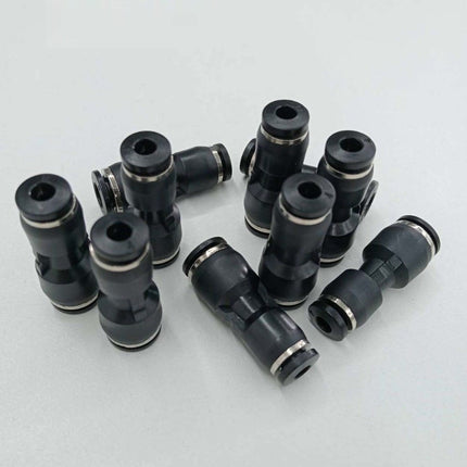 ข้อต่อลม 2 ทาง ลดขนาด ข้อต่อตรง เสียบสายลม AirHose Fitting PG6-4 ฟิตติ้งท่ออากาศ สินค้าในไทย