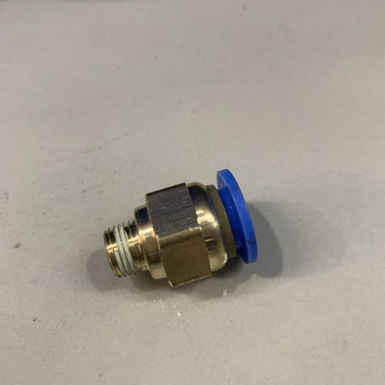 ข้อต่อลมทองเหลืองเกลียวนอก ฟิตติ้ง FITTING ข้อต่อเกลียวนอก ข้อต่อ ขนาด PC8 PC10 PC12 สินค้าพร้อมส่งในไทย