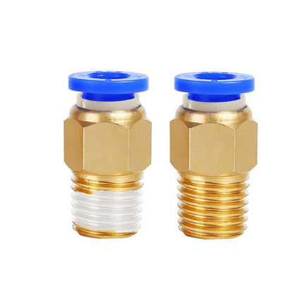 ข้อต่อลม เกลียวนอก ฝาขาว ข้อต่อลมเกลียวนอก ขนาด 14 mm. สินค้าในไทย