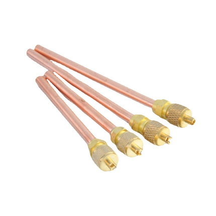 (ร้านในไทย) วาล์วศร วาล์วลูกศร ศรน้ำยาแอร์ เติมน้ำยา Access valve 1/4" ตู้แช่ ตู้เย็น ท่อทองแดงยาว 90,45mm วาล์วขันลูกศร