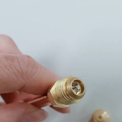 (ร้านในไทย) วาล์วศร วาล์วลูกศร ศรน้ำยาแอร์ เติมน้ำยา Access valve 1/4" ตู้แช่ ตู้เย็น ท่อทองแดงยาว 90,45mm วาล์วขันลูกศร