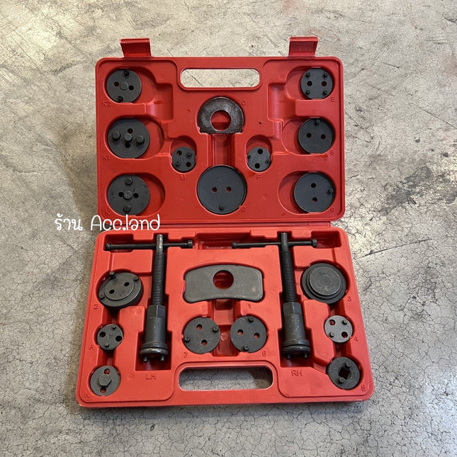 ชุดกดลูกสูบ ชุดกดลูกสูบดิสเบรค ชนิดลูกสูบแบบเกลียว Brake pump Caliper 21ชิ้น/ชุด