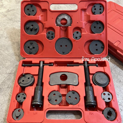 ชุดกดลูกสูบ ชุดกดลูกสูบดิสเบรค ชนิดลูกสูบแบบเกลียว Brake pump Caliper 21ชิ้น/ชุด