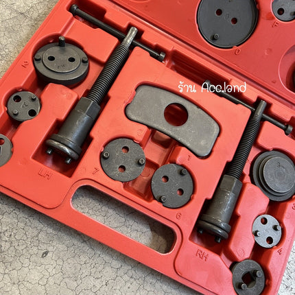 ชุดกดลูกสูบ ชุดกดลูกสูบดิสเบรค ชนิดลูกสูบแบบเกลียว Brake pump Caliper 21ชิ้น/ชุด