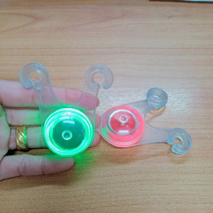 ไฟกระพริบซิลิโคน LED แขวนเชือกทาร์ปเต็นท์ กันเดินสะดุด สีเขียว,สีแดง อุปกรณ์กางเตนท์ กางเต้นท์ ราคา/ชิ้น