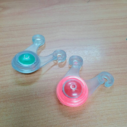 ไฟกระพริบซิลิโคน LED แขวนเชือกทาร์ปเต็นท์ กันเดินสะดุด สีเขียว,สีแดง อุปกรณ์กางเตนท์ กางเต้นท์ ราคา/ชิ้น