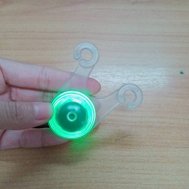 ไฟกระพริบซิลิโคน LED แขวนเชือกทาร์ปเต็นท์ กันเดินสะดุด สีเขียว,สีแดง อุปกรณ์กางเตนท์ กางเต้นท์ ราคา/ชิ้น