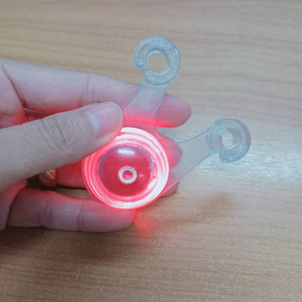 ไฟกระพริบซิลิโคน LED แขวนเชือกทาร์ปเต็นท์ กันเดินสะดุด สีเขียว,สีแดง อุปกรณ์กางเตนท์ กางเต้นท์ ราคา/ชิ้น