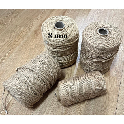 🔥พร้อมส่ง🔥เชือกป่าน เชือกน้ำตาล เชือกปอ กระสอบ เชือกมะนิลา เส้นหนา 2-8 มม. สินค้าในไทย