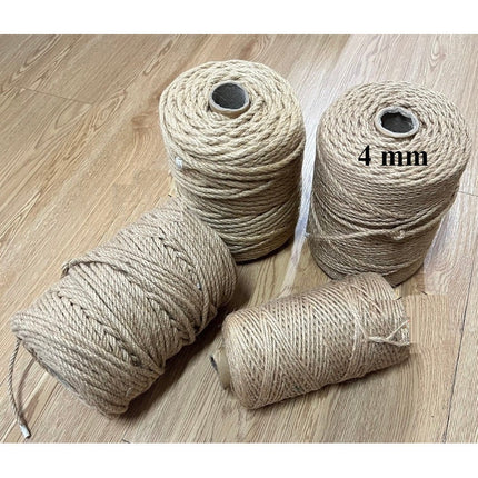🔥พร้อมส่ง🔥เชือกป่าน เชือกน้ำตาล เชือกปอ กระสอบ เชือกมะนิลา เส้นหนา 2-8 มม. สินค้าในไทย