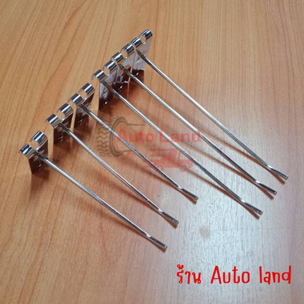 🔥พร้อมส่ง🔥ตะขอฮุก ตะขอเหล็ก ตะขอเกาะ เกี่ยวตะแกรง ตะขอแขวนสินค้า ชุบโครเมี่ยม อย่างดี สินค้าในไทย