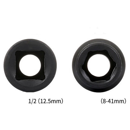 🚚พร้อมส่ง🚚ลูกบ็อกสีดำ ลูกบ็อกลม ลูกบล็อก สำหรับถอดน็อตล้อ 1/2" #17 #19 #21 สินค้าในไทย