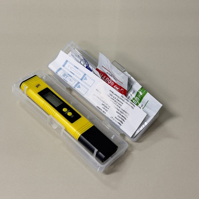 🔥พร้อมส่ง🔥เครื่องวัดคุณภาพดิน แบบดิจิตอล เครืองวัดสารละลายในน้ำ ชุดวัดน้ำปุ๋ย PH EC อุณหภูมิ พร้อมชุด calibrate