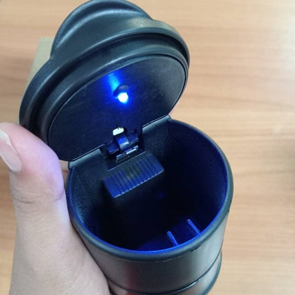 🔥พร้อมส่ง🔥car ashtray ที่เขี่ยบุหรีในรถ กล่องเขี่ยบุหรี่ในรถยนต์ แบบพกพา พร้อมไฟLED สินค้าในไทย