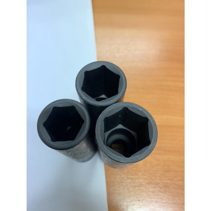 🚚พร้อมส่ง🚚ลูกบ็อกสีดำ ลูกบ็อกลม ลูกบล็อก สำหรับถอดน็อตล้อ 1/2" #17 #19 #21 สินค้าในไทย
