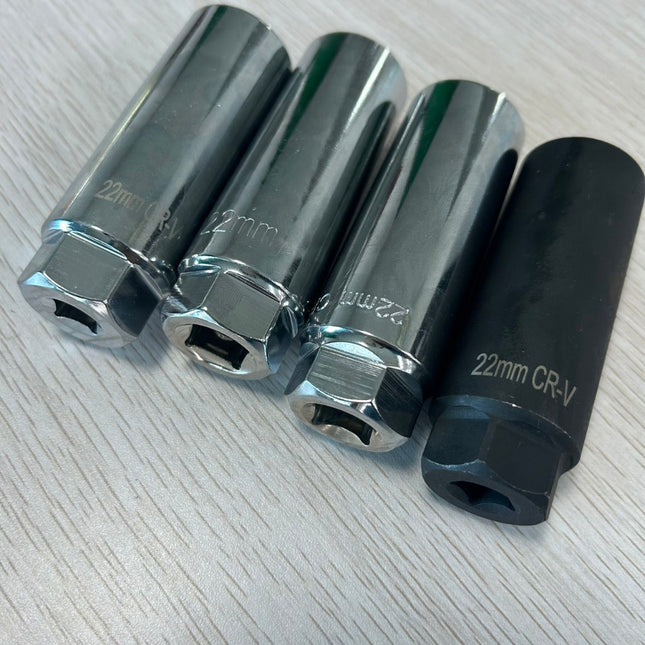 🔥พร้อมส่ง🔥ลูกบล็อก ถอดออกซิเจนเซ็นเซอร์ O2 sensor ลูกบล็อกถอดออกซิเจน เซ็นเซอร์ ตัวยาว สีเงิน 1/2 , สีดำ 3/8 สินค้าในไทย