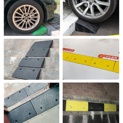 🔥พร้อมส่ง🔥ที่ปีนไต่ฟุตบาท ยางปีนไต่ฟุตบาท ทางลาด ทางขึ้นฟุตบาท ทางลาดรถยนต์ ทางลาดรถเข็น แบบพลาสติก แถมฟรีพุกยึด ในไทย
