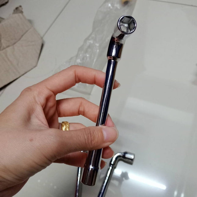 ประแจ บล็อกตัวL หัวทะลุ ประแจบล็อกตัวL ประแจหัวเทียน ขนาด 8 mm ,10mm ยี่ห้อ Toolking ราคา/ชิ้น สินค้าในไทย