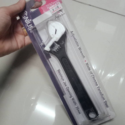 ประแจเลื่อน ประแจปากเลื่ิอน  ประแจที่ปรับได้ Adjustable มี3 ขนาด 6 8 10 นิ้ว งานแท้GENIUS ลดราคาล้างสต็อก