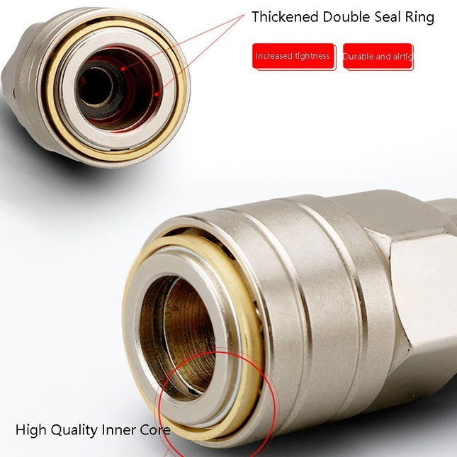 🔥พร้อมส่ง🔥คอปเปอร์ ข้อต่อลม คอปเปอร์ลม นิวเมติก ข้อต่อสวมเร็ว PP SP PM SM PH SH PF SF สินค้าในไทย