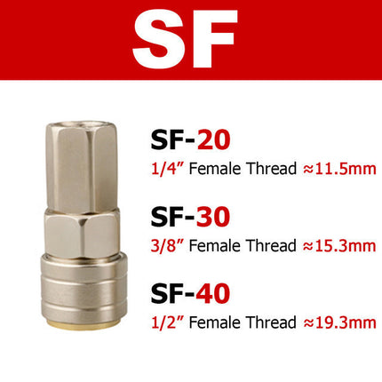 🔥พร้อมส่ง🔥คอปเปอร์ ข้อต่อลม คอปเปอร์ลม นิวเมติก ข้อต่อสวมเร็ว PP SP PM SM PH SH PF SF สินค้าในไทย