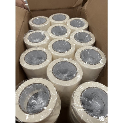 เทปกาว เทปย่น ฉีกได้ กระดาษกาวย่น เทปหนังไก่ เทปกาวหนังไก่ ราคา/ม้วน หลายขนาดให้เลือก ยาว 50 เมตร สินค้าในไทย