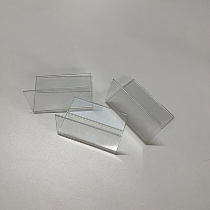 🔥พร้อมส่ง🔥ป้ายอะคริลิคตั้งโต๊ะ 10x7cm 10x15cm ป้ายตัว L ป้ายชื่ออะคริลิค ป้ายราคา อุปกรณ์สำนักงาน ราคา/ชิ้น สินค้าในไทย