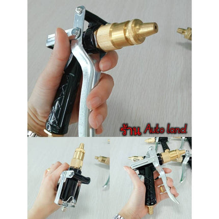 🚚พร้อมส่ง🚚ปืนฉีดน้ำปรับแรงดัน หัวฉีดน้ำแรงสูง ปืนล้างรถ ปืนล้างรถ หัวทองเหลือง ปืนฉีดน้ำแรงดันสูงหัวฉีด