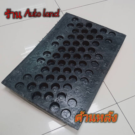 🔥พร้อมส่ง🔥ยางชะลอ ยางชะลอความเร็ว แผ่นยางชะลอความเร็ว ยางลูกระนาด สูง 5 ซม. แบบไม่มีลูกแก้ว สีเหลือง/ดำ สินค้าในไทย