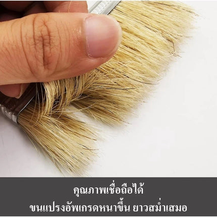 แปรงทาสีบ้าน แปรงทาสี ขนแน่น ขนหนา ขนไม่หลุดง่าย ล้างแล้วนำไปใช้ใหม่ได้ ขนาด 2'' 3'' และ 4'' สินค้าในไทย