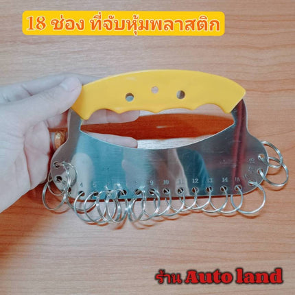 🚚พร้อมส่ง🚚ที่เก็บกุญแจ พร้อมป้ายชื่อ พวงกุญแจ ที่เก็บพวงกุญแจ  ป้ายคละสี มีหลายขนาด สินค้าในไทย