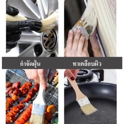 แปรงทาสีบ้าน แปรงทาสี ขนแน่น ขนหนา ขนไม่หลุดง่าย ล้างแล้วนำไปใช้ใหม่ได้ ขนาด 2'' 3'' และ 4'' สินค้าในไทย