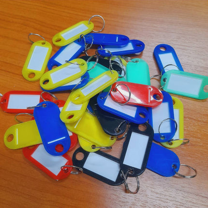 🚚พร้อมส่ง🚚ที่เก็บกุญแจ พร้อมป้ายชื่อ พวงกุญแจ ที่เก็บพวงกุญแจ  ป้ายคละสี มีหลายขนาด สินค้าในไทย