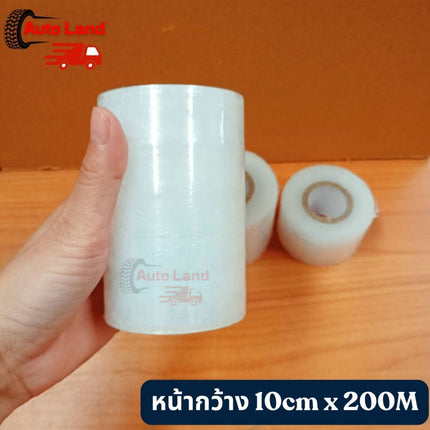 🔥พร้อมส่ง🔥เทปพันกิ่งไม้ พลาสติกยืด ฟิล์มยืดพันพาเรท เกรด A กว้าง 4 6 10 cm. หนา 20 ไมครอน สินค้าในไทย