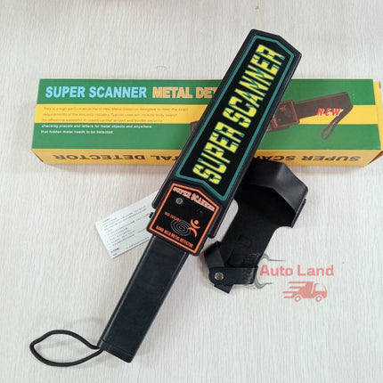 🚚พร้อมส่ง🚚เครื่องสแกนโลหะ super scanner แสกนอาวุธ ตรวจโลหะ เซนเซอร์ตรวจจับรวดเร็ว พร้อมสายคล้องเข็มขัด สินค้าในไทย