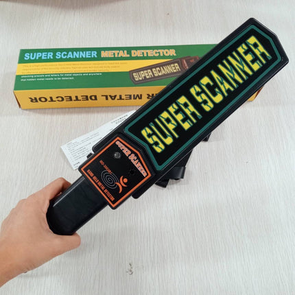🚚พร้อมส่ง🚚เครื่องสแกนโลหะ super scanner แสกนอาวุธ ตรวจโลหะ เซนเซอร์ตรวจจับรวดเร็ว พร้อมสายคล้องเข็มขัด สินค้าในไทย
