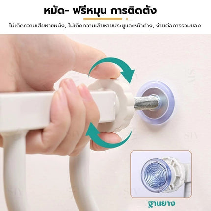 🔥พร้อมส่ง🔥ที่กั้นบันได คอกเด็ก ที่กั้นประตู รั้วเด็ก สำหรับเด็กและสัตว์เลี้ยง ไม่ต้องเจาะผนังรุ่นใหม่ หลายขนาด