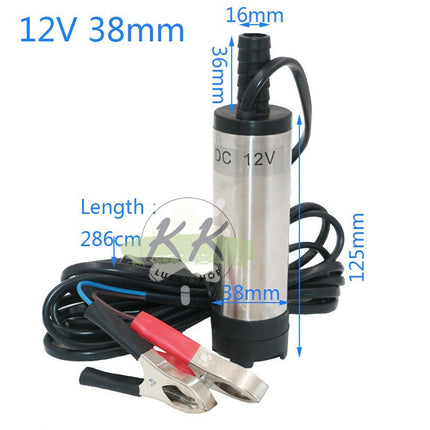 🚚พร้อมส่ง🚚ปั๊มจุ่มไฟฟ้า 12V DC แบบพกพาสำหรับสูบน้ำมันดีเซล ปั๊มถ่ายเทน้ำปั้มน้ํา 12v ปั้มน้ำมันไฟฟ้า ปั้มน้ำ สินค้าในไทย