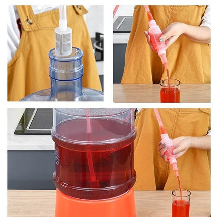 🚚พร้อมส่ง🚚กาลักน้ำ Siphon  ยาว 1.8 เมตร สําหรับทําเบียร์ ไวน์ กาลักน้ำ ใช้ กรองแยกตะกอนไวน์