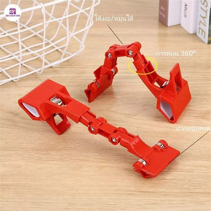 🔥พร้อมส่ง🔥ที่หนีบป้ายราคา คลิปป้ายราคาสินค้า คลิปป้ายโฆษณา หลายสี ปรับได้ หมุนได้ 360° งอได้ ในไทย