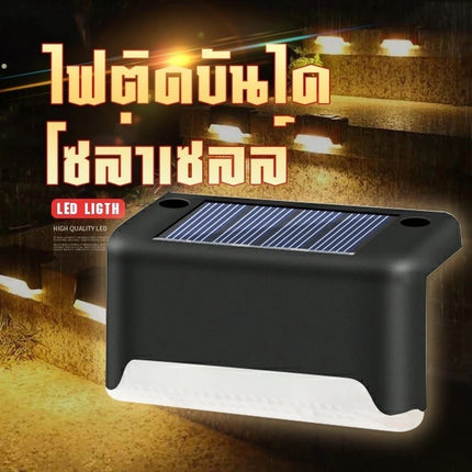 🚚พร้อมส่ง🚚ไฟปักสนาม ไฟโซล่าเซลล์ สไตล์ญี่ปุ่น ตกแต่งสวน รั้ว หน้าบ้าน LED ไฟทาง โคมไฟโซล่าเซลล์ ไฟโซล่าเซลล์ Solar cell