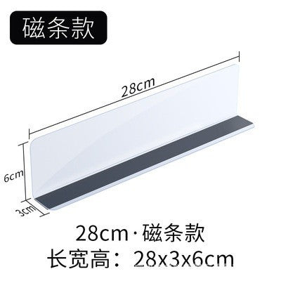แผ่นกั้น pvc แบบแม่เหล็ก แบบธรรมดา แผ่นกั้น ชั้นวางสินค้า สําหรับซูเปอร์มาร์เก็ต ร้านค้า ใช้ในการจัดระเบียบสินค้า