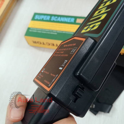 🚚พร้อมส่ง🚚เครื่องสแกนโลหะ super scanner แสกนอาวุธ ตรวจโลหะ เซนเซอร์ตรวจจับรวดเร็ว พร้อมสายคล้องเข็มขัด สินค้าในไทย