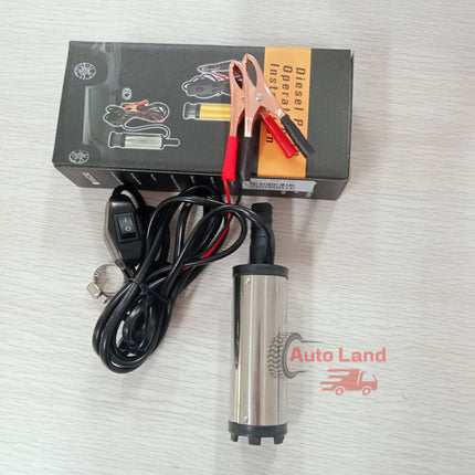 🚚พร้อมส่ง🚚ปั๊มจุ่มไฟฟ้า 12V DC แบบพกพาสำหรับสูบน้ำมันดีเซล ปั๊มถ่ายเทน้ำปั้มน้ํา 12v ปั้มน้ำมันไฟฟ้า ปั้มน้ำ สินค้าในไทย