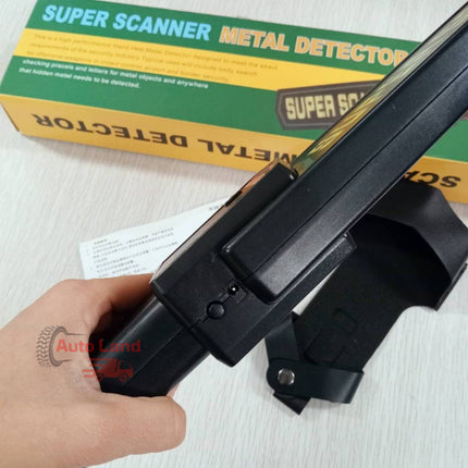 🚚พร้อมส่ง🚚เครื่องสแกนโลหะ super scanner แสกนอาวุธ ตรวจโลหะ เซนเซอร์ตรวจจับรวดเร็ว พร้อมสายคล้องเข็มขัด สินค้าในไทย