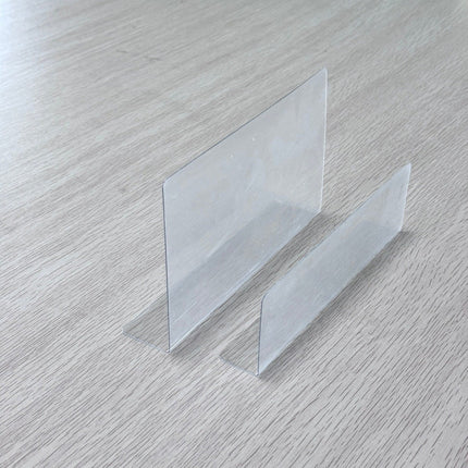 แผ่นกั้น pvc แบบแม่เหล็ก แบบธรรมดา แผ่นกั้น ชั้นวางสินค้า สําหรับซูเปอร์มาร์เก็ต ร้านค้า ใช้ในการจัดระเบียบสินค้า