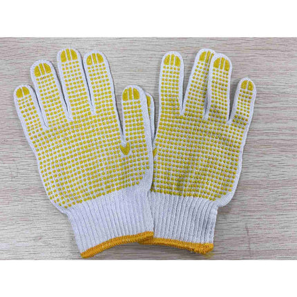 🔥พร้อมส่ง🔥ถุงมือผ้า (12คู่) ถุงมือผ้าฝ้าย ราคาถูกแบบหนาเกรดดี ถุงมือทำงาน ถุงมือยก ถุงมืออเนกประสงค์